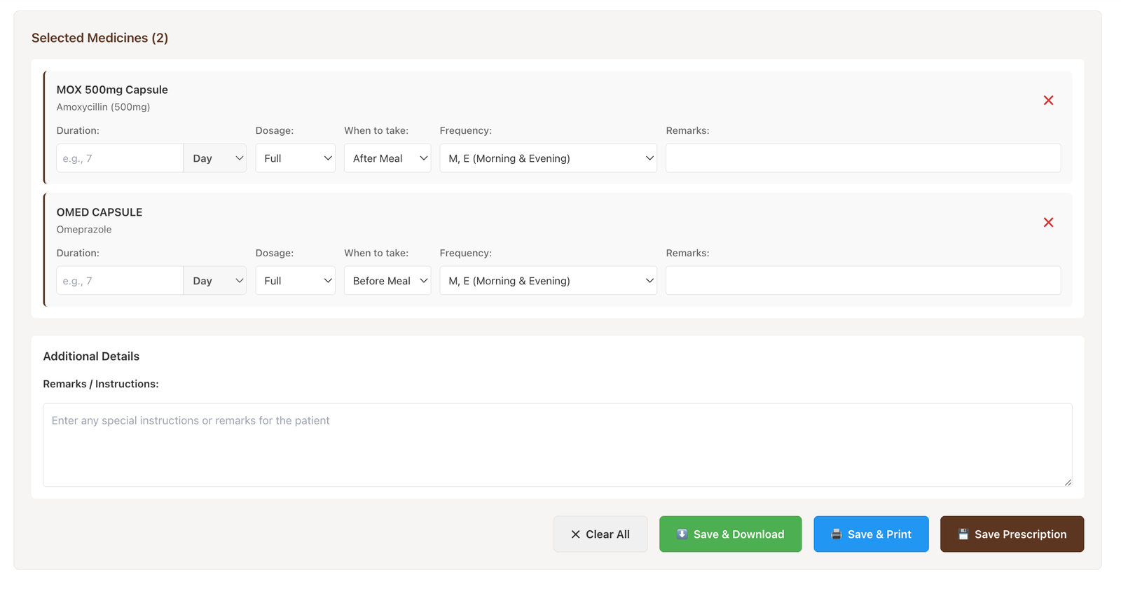 Prescription screenshot 3